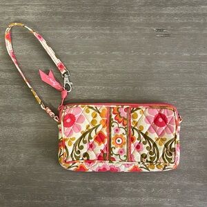 Vera Bradley Wristlet Pink Orange